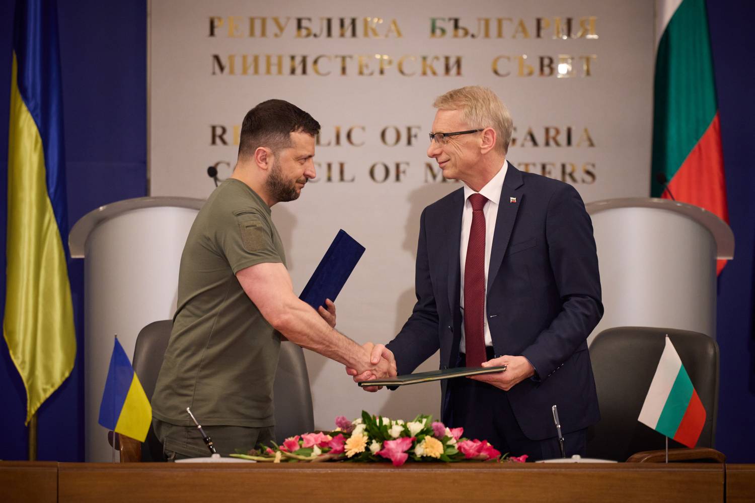  Володимир Зеленски и Николай Денков 